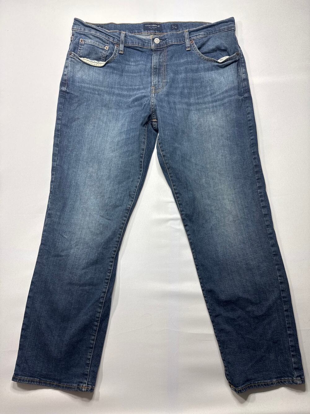 Lucky Brand Men's 221 Straight Leg Blue Jeans - Size 38x30 (38x29.5)